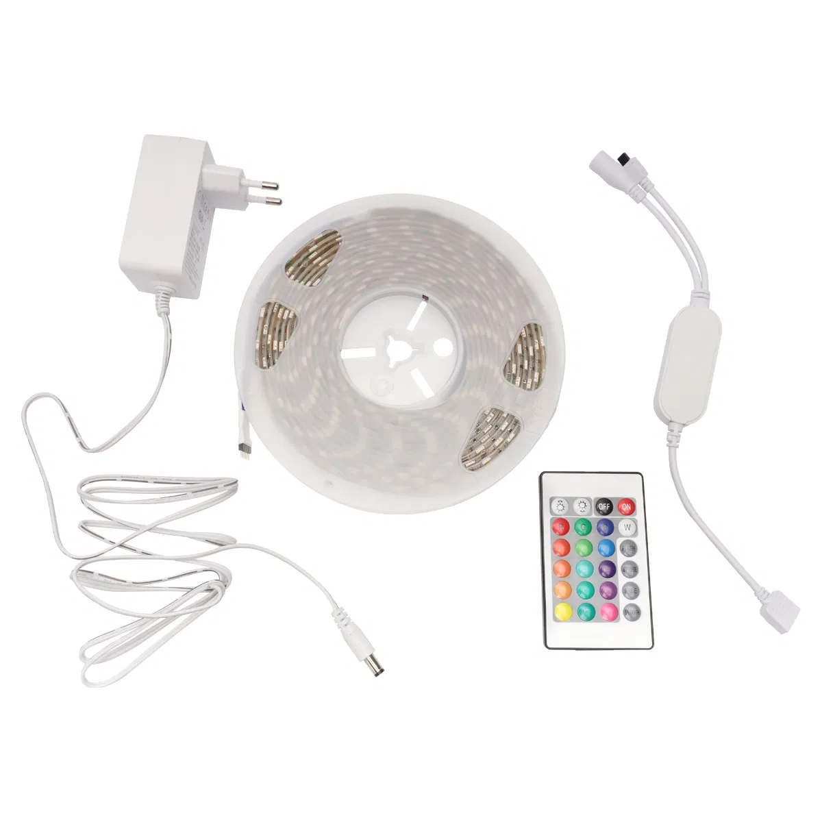 Светодиодная лента RGBW 5050 5м для авто и декора