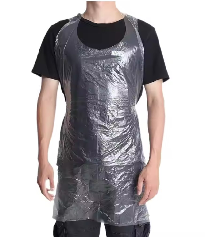 Good Quality Transparent Blue Customized Colors PE Disposable Plastic Apron