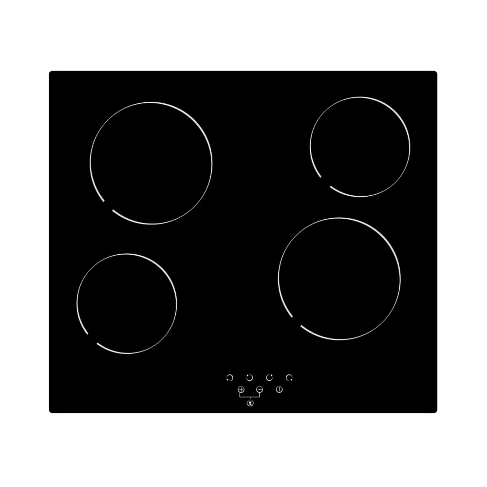 3000W Built-in Ceramic Hob 2 Burner Stove Cooktop Induction Cooker