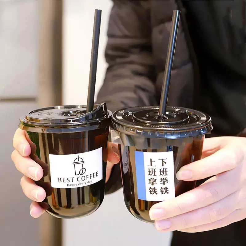 Compostable PLA Plastic Cups 14 Oz Eco-Friendly, Biodegradable,