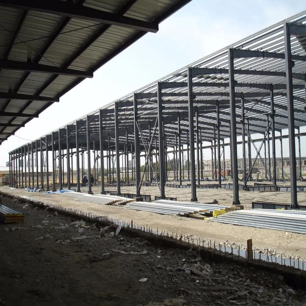 Pre Engineered Building Prefab Light Metallic Factory Steel Structure Logistics Hangar Buildings Construction Storage Shed Warehouse (TW-KA099)