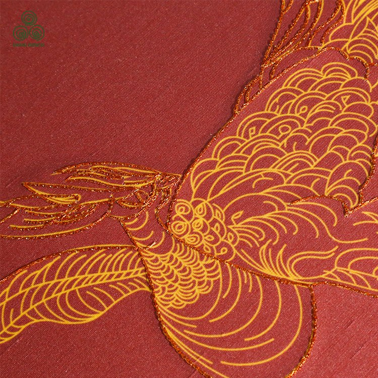 Hand Embroidery Accentuating Fine Patterns for Residential and Commercial Leather Texture Panels