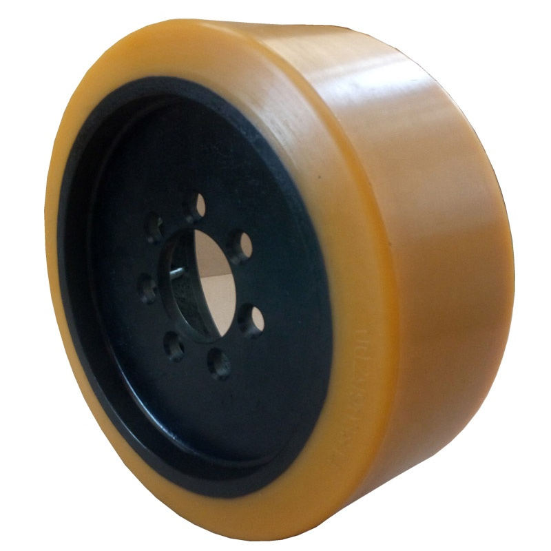 Buffer Vibration Resistant Oil Resistant for Port Trailer Polyurethane Drive Wheel