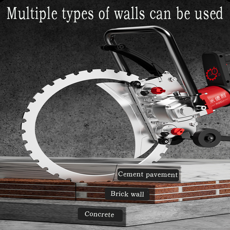 Reinforced Concrete Wall Cut High Power Industrial Handheld Electric Saw Cutting Machine