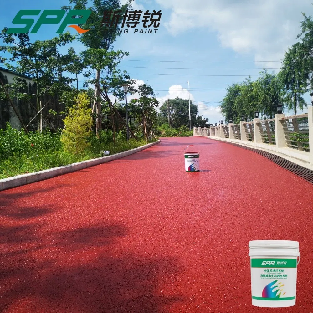 Fast-Curing Asphalt Color-Chanaging Floor for Urban Tree Grates and Planters