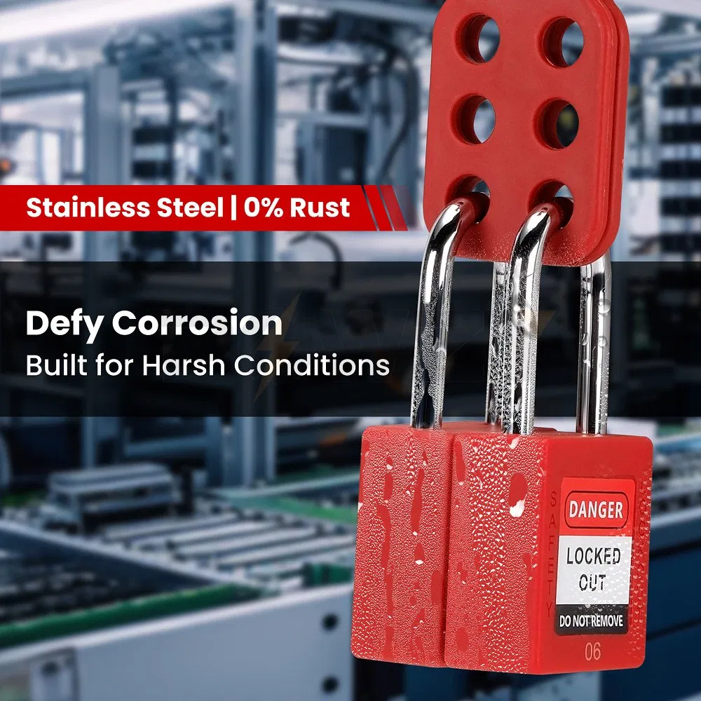 Industrial Heavy Duty Waterproof Lockout Tagout Safety Padlock