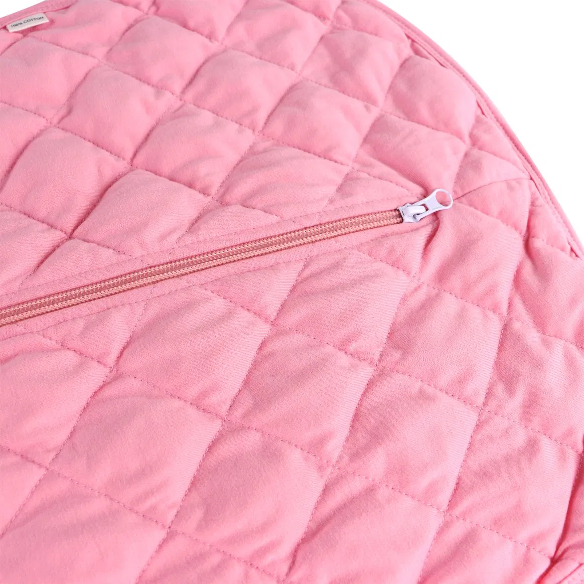 Hot Selling Custom Logo 100% Cotton Breathable Material Swaddle Weighted Sleeping Bag for Baby