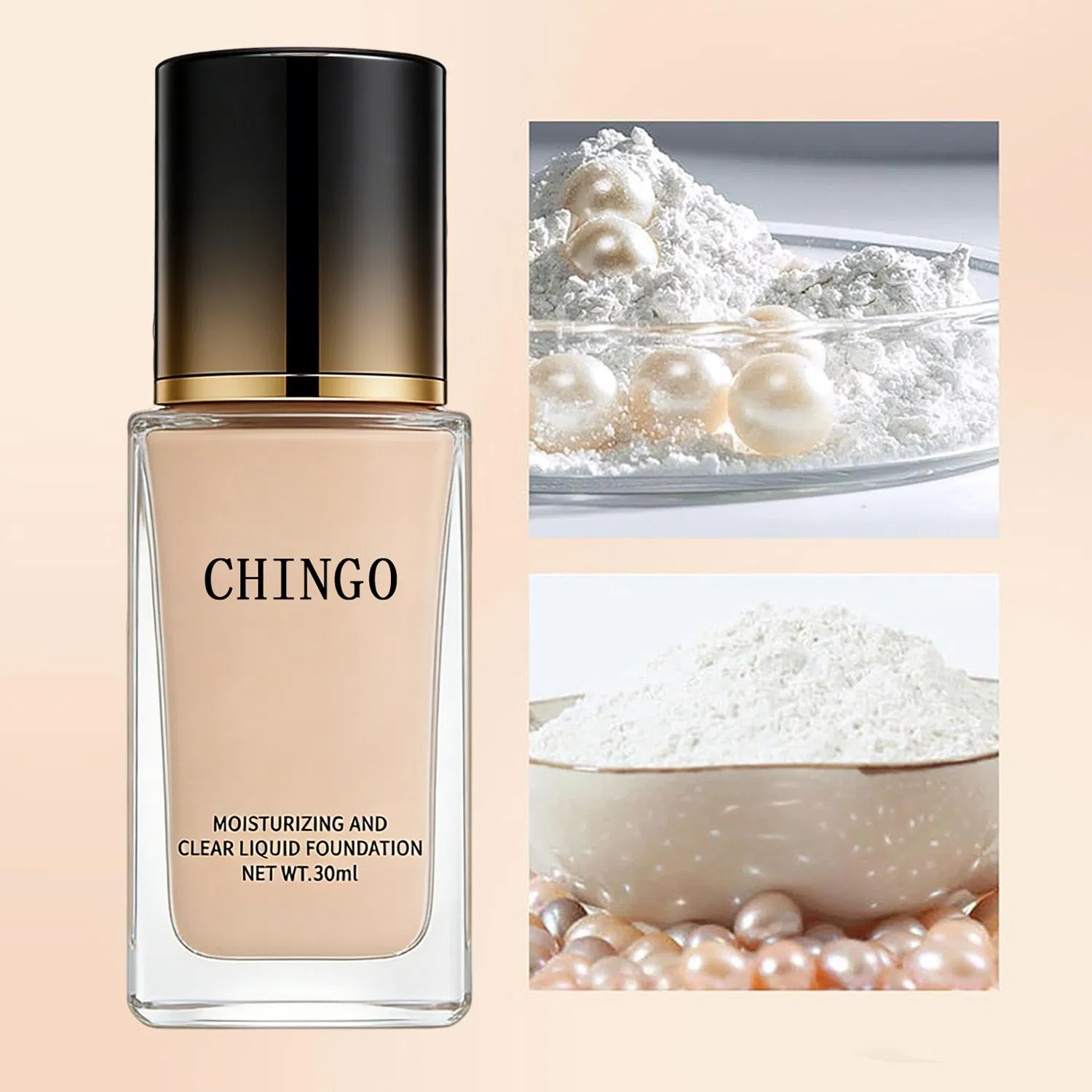 Silky Smooth Lightweight Liquid Foundation Creates Airbrushed Flawless Complexion