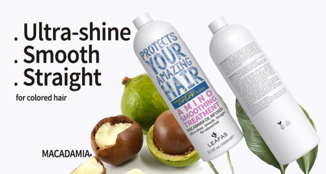 Macadamia Oil for Colored Hair Shine and Smooth Amino Treatment
