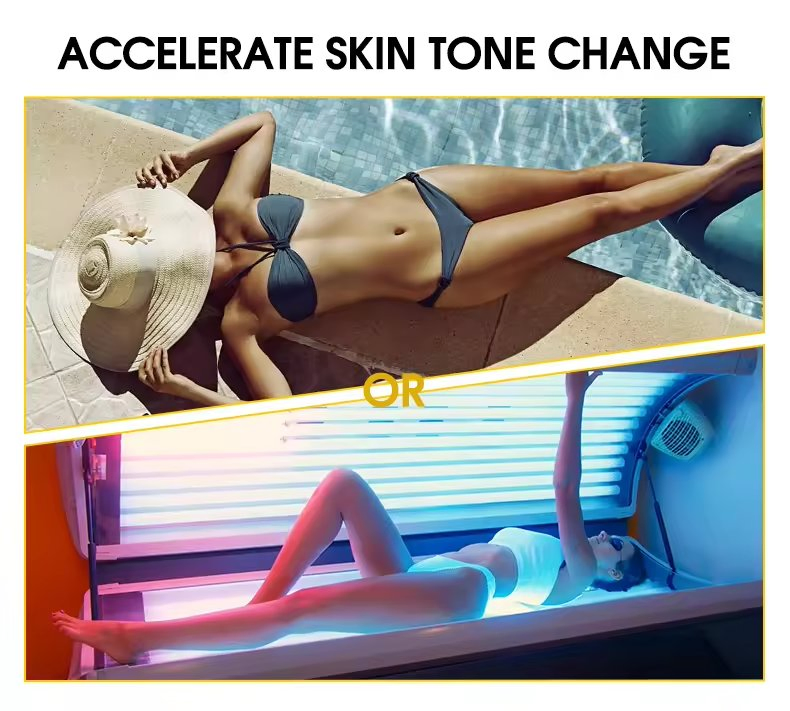 Custom Dark Self Tan Mousse Sulfate-Free Skin Surface Darken & Nourishing