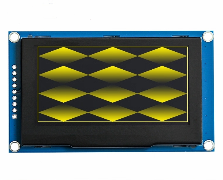 OLED дисплей 2.7 дюйма, 128x64, цветной SSD1325