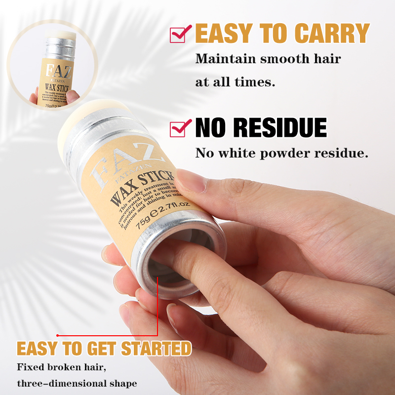 Hair Wax Stick Smooth Frizzy Moisturizing Non-Greasy Long Lasting Styling Cream