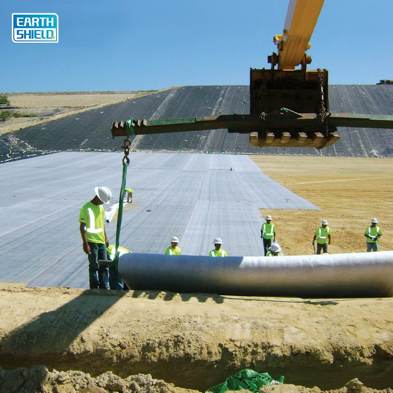 Anti-Settling 100-800g PP Woven High-Strength Subgrade Reinforcement Sheet Geotextile for Expressway