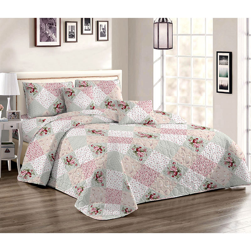 Newest Design Top Quality King High Level Quilted Bedspread Cotton Bedspread Quilt for Bed