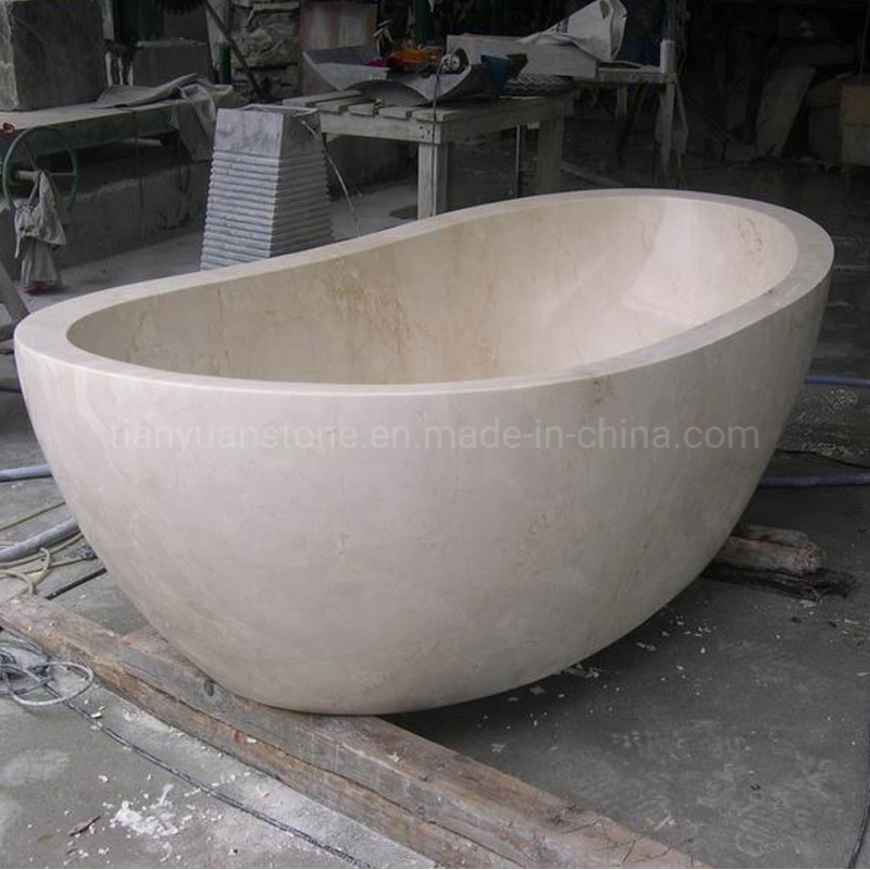 Travertine Marble Bath Tub for Project and Home