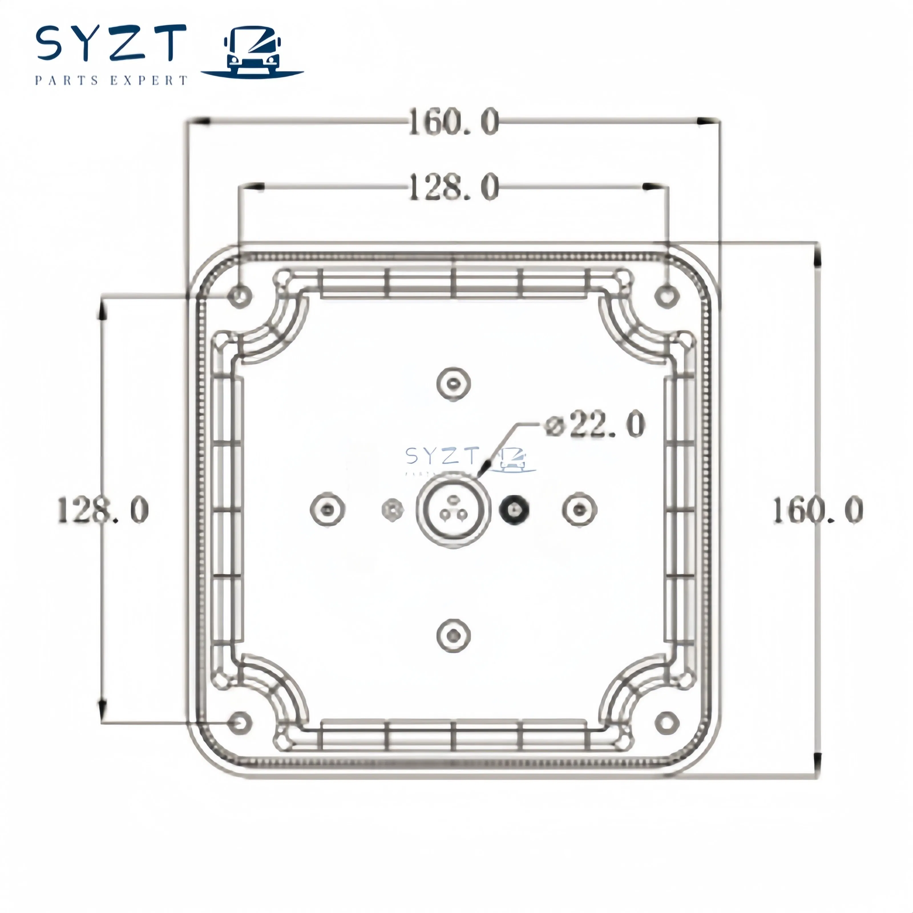 High-Quality Small Round Rear Bus Lights