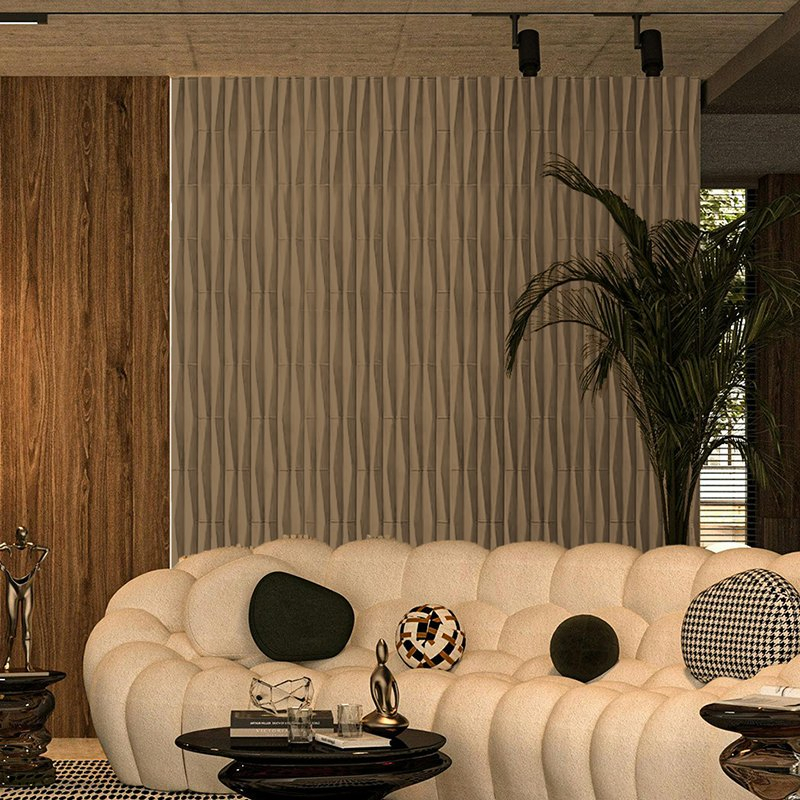 Fade-Resistant Thermal PU Stone Wall Sheets Exterior Commercial Building Facade System