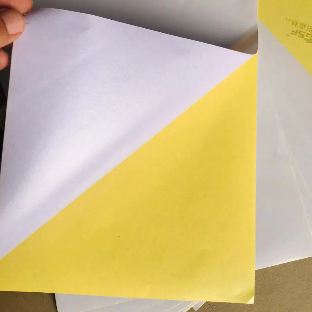 Removable or Cold Freeze Adhesive Paper Adhesive Sticker Paper