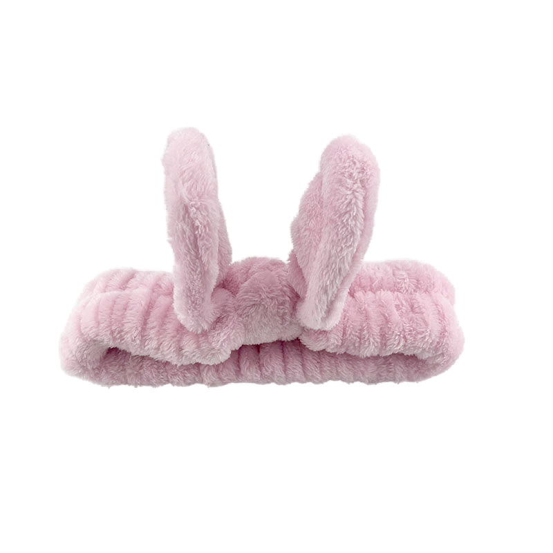 Soft Fleece Head Wraps Elastic SPA Bath Hairband for Shower Super Stretchy for Skincare Makeup