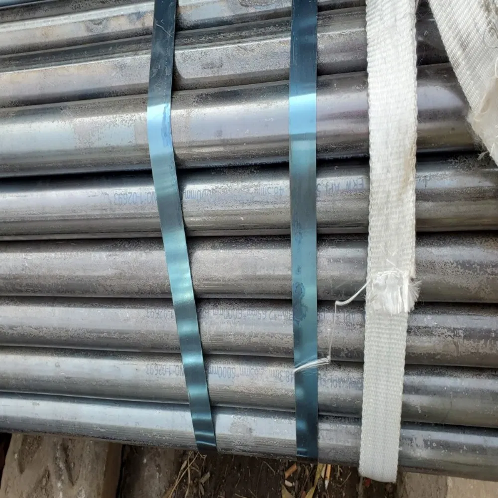 ERW Steel Pipe with Q195-Q345 Grade 0.5-60mm Wall Thickness and 12m Length