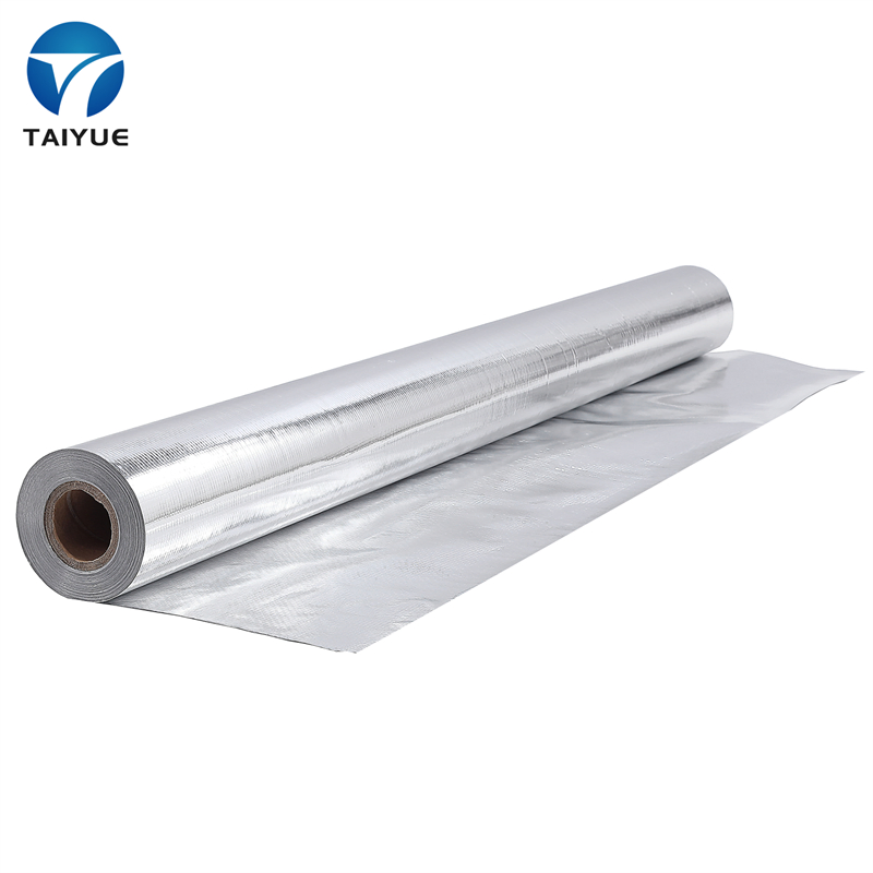 Double Sided Reflectiv Aluminium Foil Woven Fabric Radiant Barrier