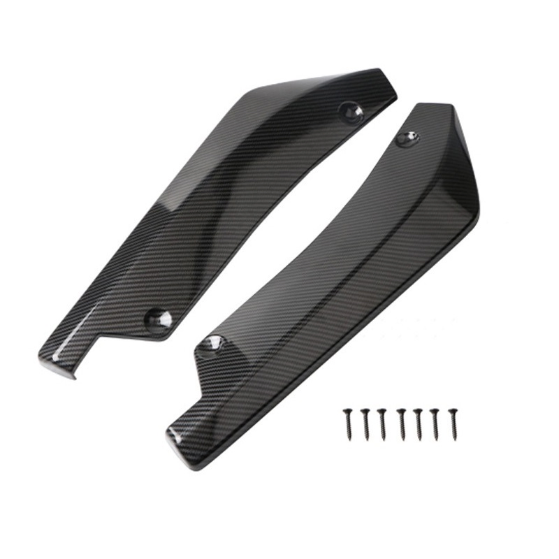 Carbon Car Rear Bumper Universal Rubber Auto Rear Bumper Door Sill Guard