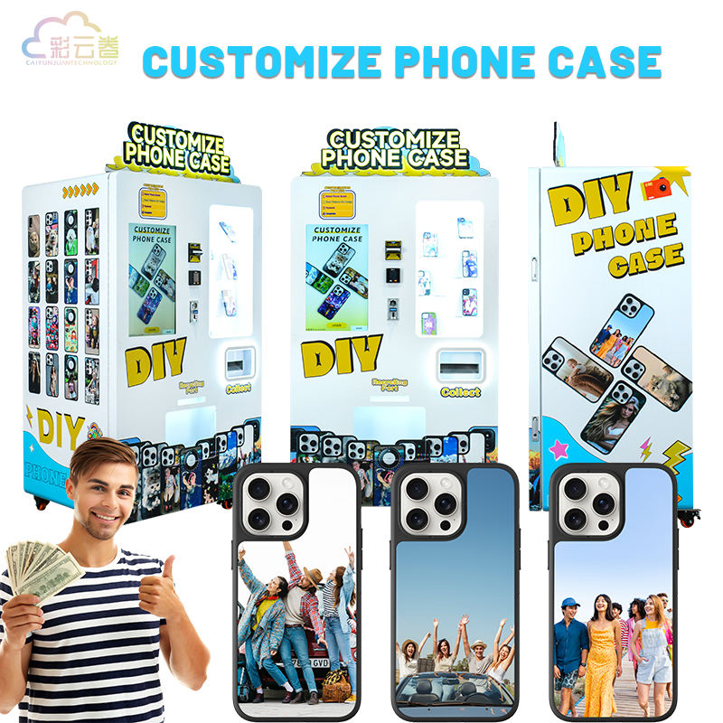 Caiyunjuan ODM Phone Case Self-Service Vending Machine UV Printer Vendor with Steel Material and Sdk Function