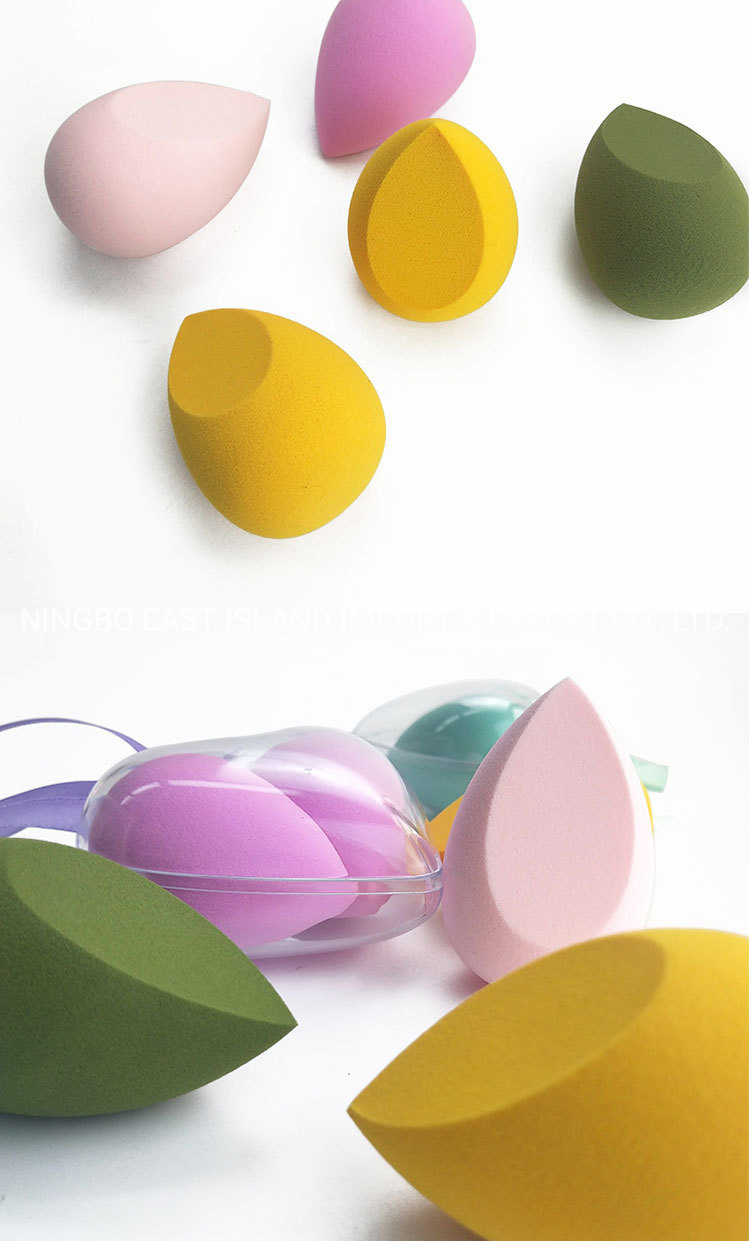 2PCS/Set Make up Sponge Heart-Shape Box Custom Latex Free Super Soft Cosmetic Powder Puff Blending Beauty Makeup Sponge Blender