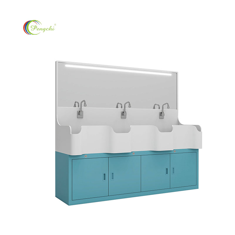 Operating Room Medical Handwashing Sink with Emergency Shut-off for Safety