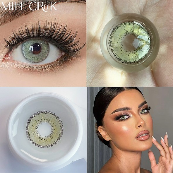 Mill Creek Beautylens Blue Grey Soft Color Contact Lens Beautiful Style Wholesale Yearly Disposable Colored Eye Contact Lenses OEM