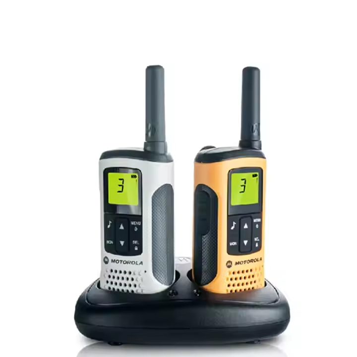 Compatible Motorola walkie-talkie pairing kit (no license required). Suitable for public use of T42-T50-T60-T80 walkie-talkies. Ideal for group outdoor adventur