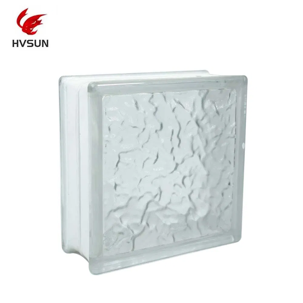 Inner Color Hollow Glass Brick for Decoration High Quality