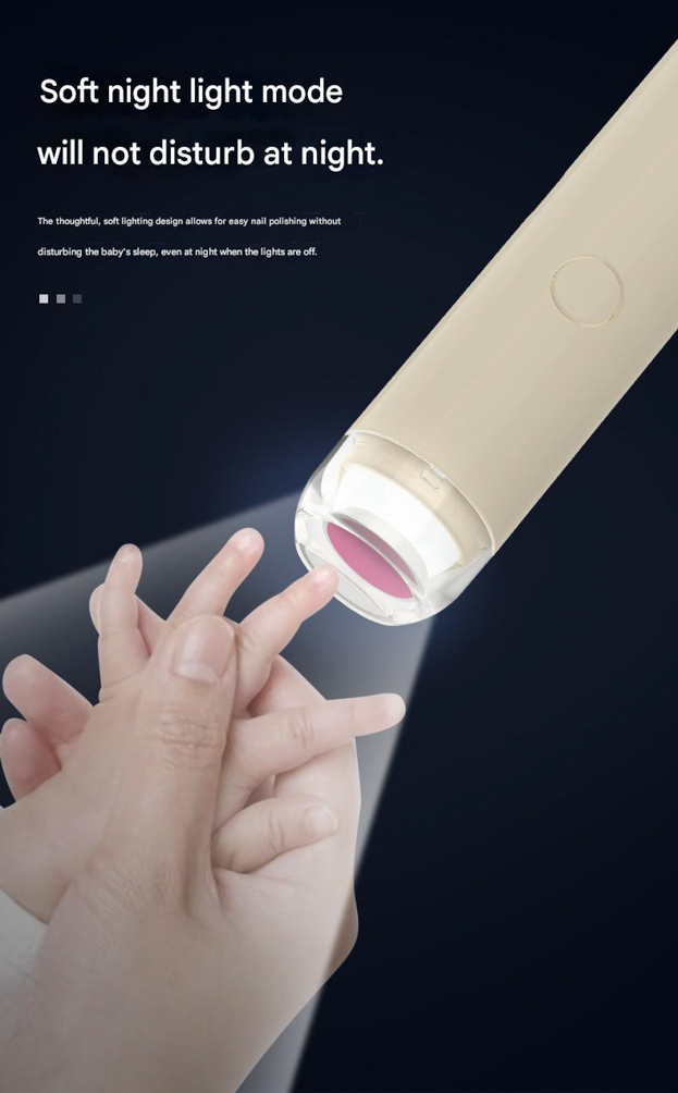 Top Selling Electric 360-Degree Grinding Nail Trimmer Low Noise Baby Grooming Kit