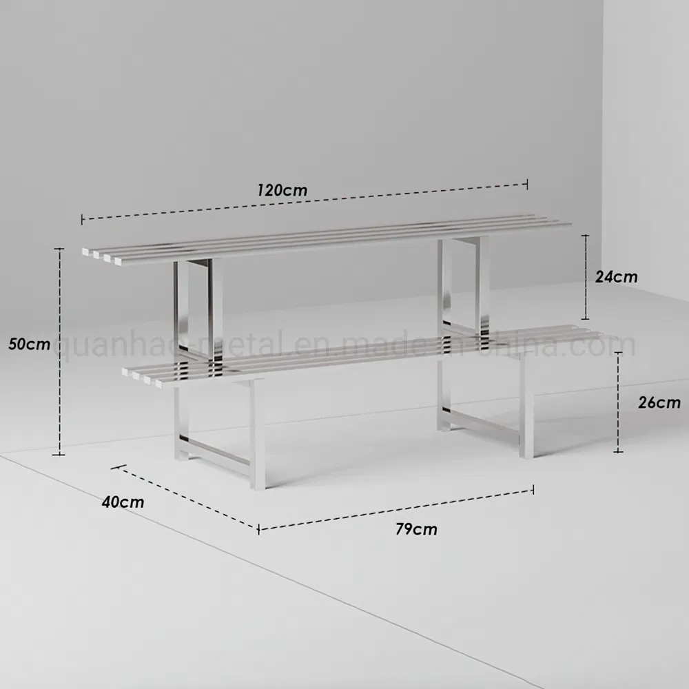 Stainless Steel Multi-Layer Flower Shelf Indoor and Outdoor Rack