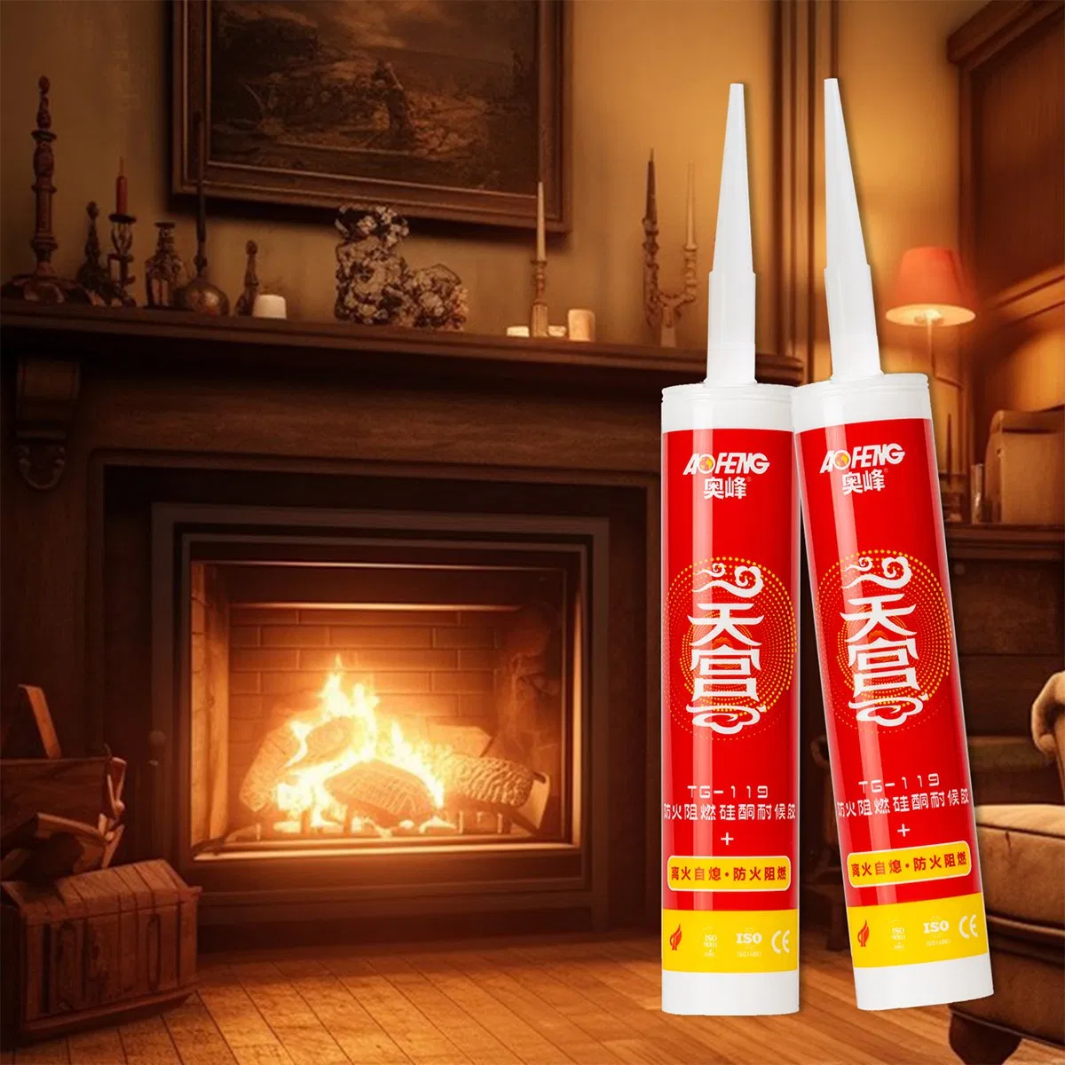 High-Performance Fireproof Silicone Sealant for Windows and Doors
