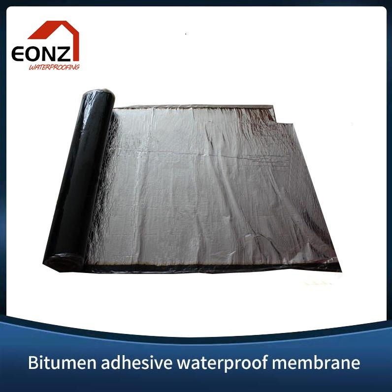 Self Adhesive Bitumen Waterproofing Membrane with Aluminum Film