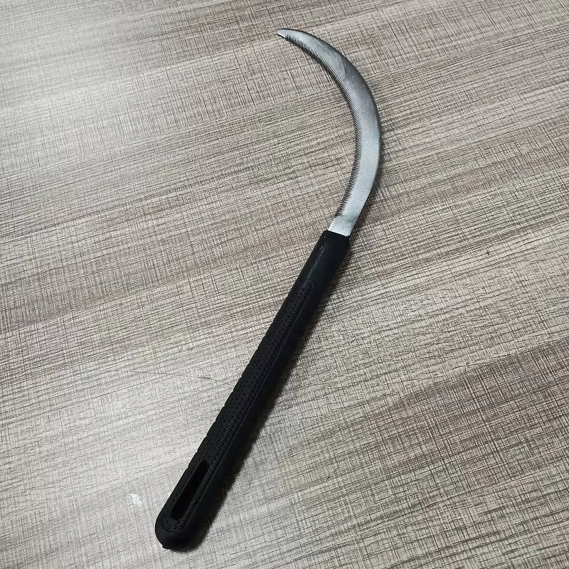 Hand Sickle for Agriculture Steel Blade with Plastic Handle Wholesale Farm Tool
