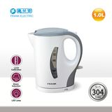 Quick-Boil 1.7L 304 Stainless Steel Kettle with Overheat Protection
