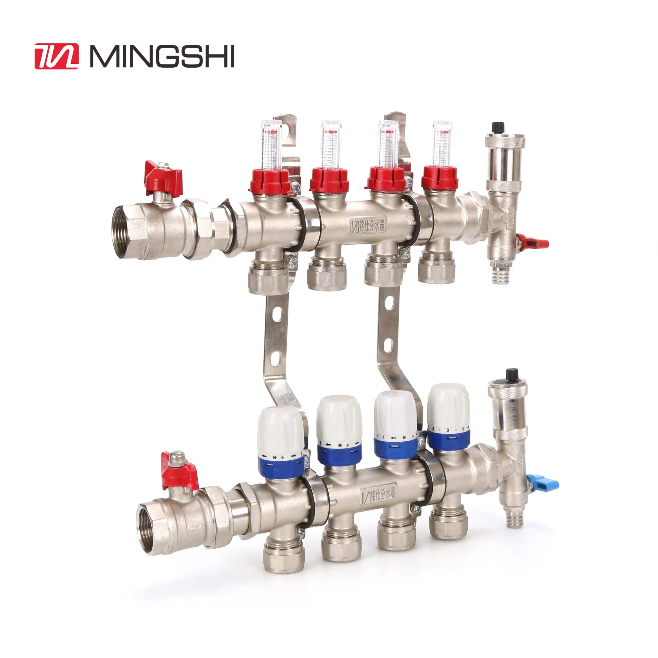 Mingshi Plumbing Materials Underfloor Heating System Pex-Al-Pex Pert-Al-Pert Pipe Use Stainless Steel Manifold