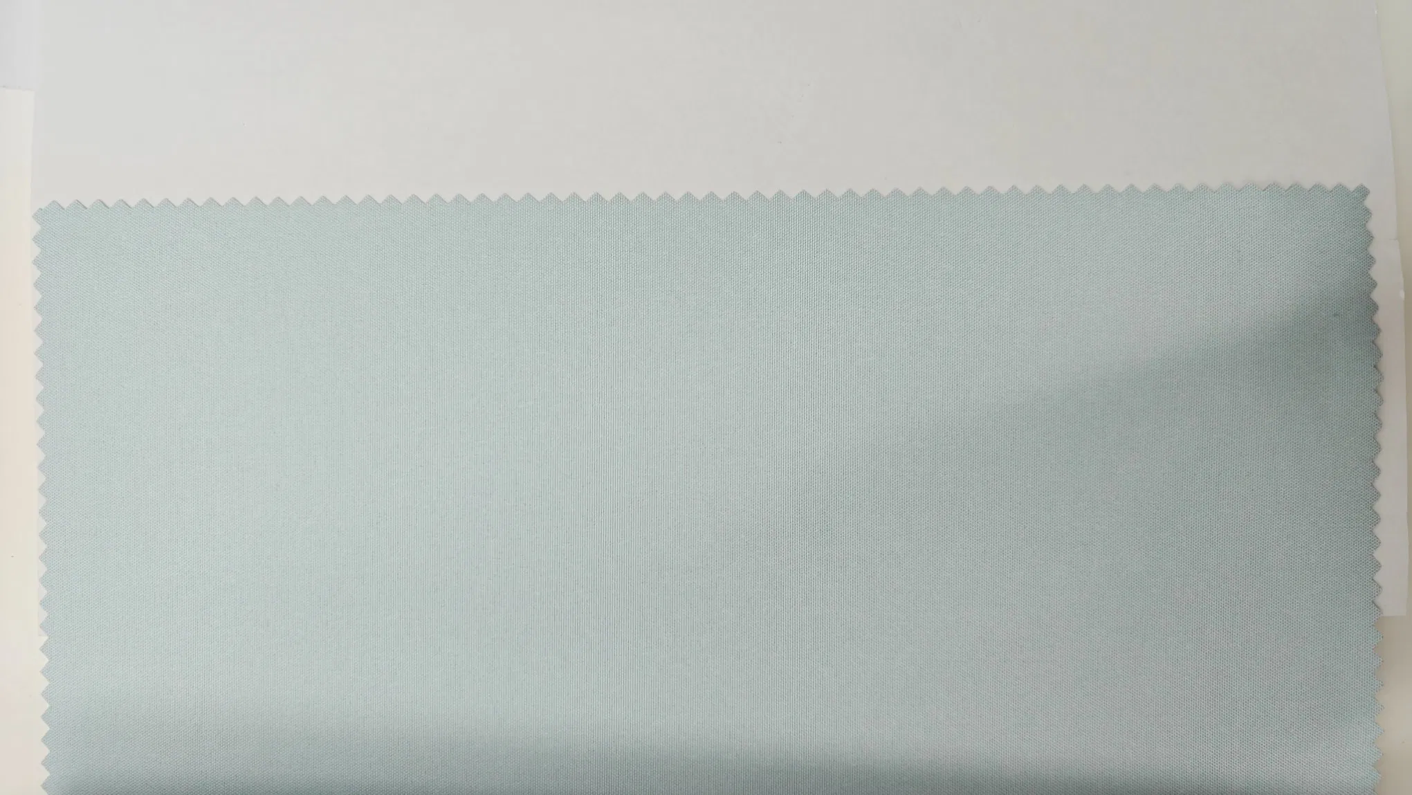 Total Blackout Foam Coated Silver Roller Blind Fabric - Sky Blue Plain Weave