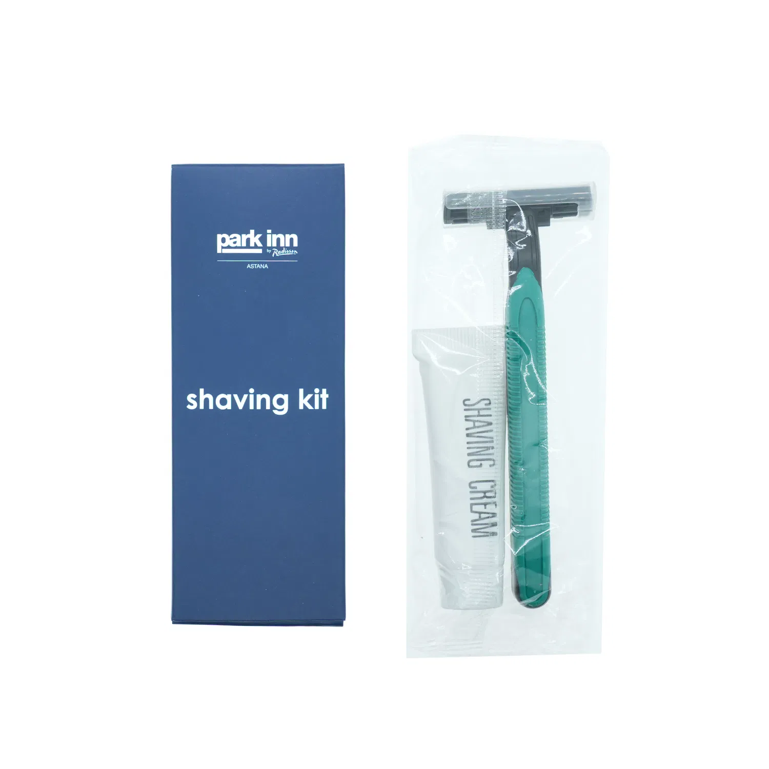 Shaving Hotel Razor in Box with Hotel Amenities for Guest Room