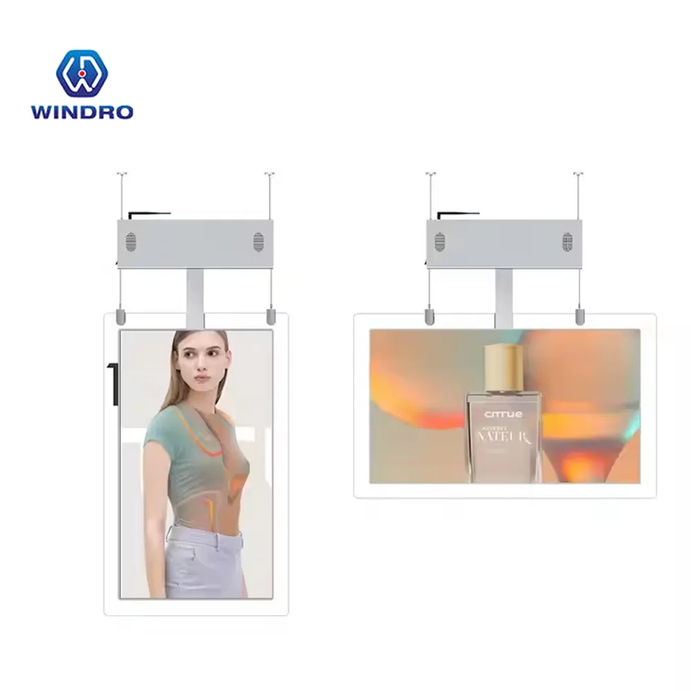 Двусторонний настенный LCD дисплей Android 43-65 дюймов