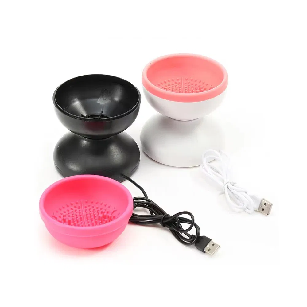 Electric Cosmetic Brushes Bowl Machine Automatic Spinner Rotating Silicon Makeup Brush Beauty Cleaner