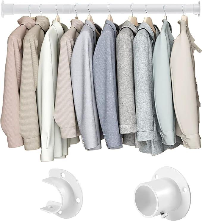 Factory Wholesale Telescopic Closet Rod Metal Closet Rod Modern Closet Hanging Rod