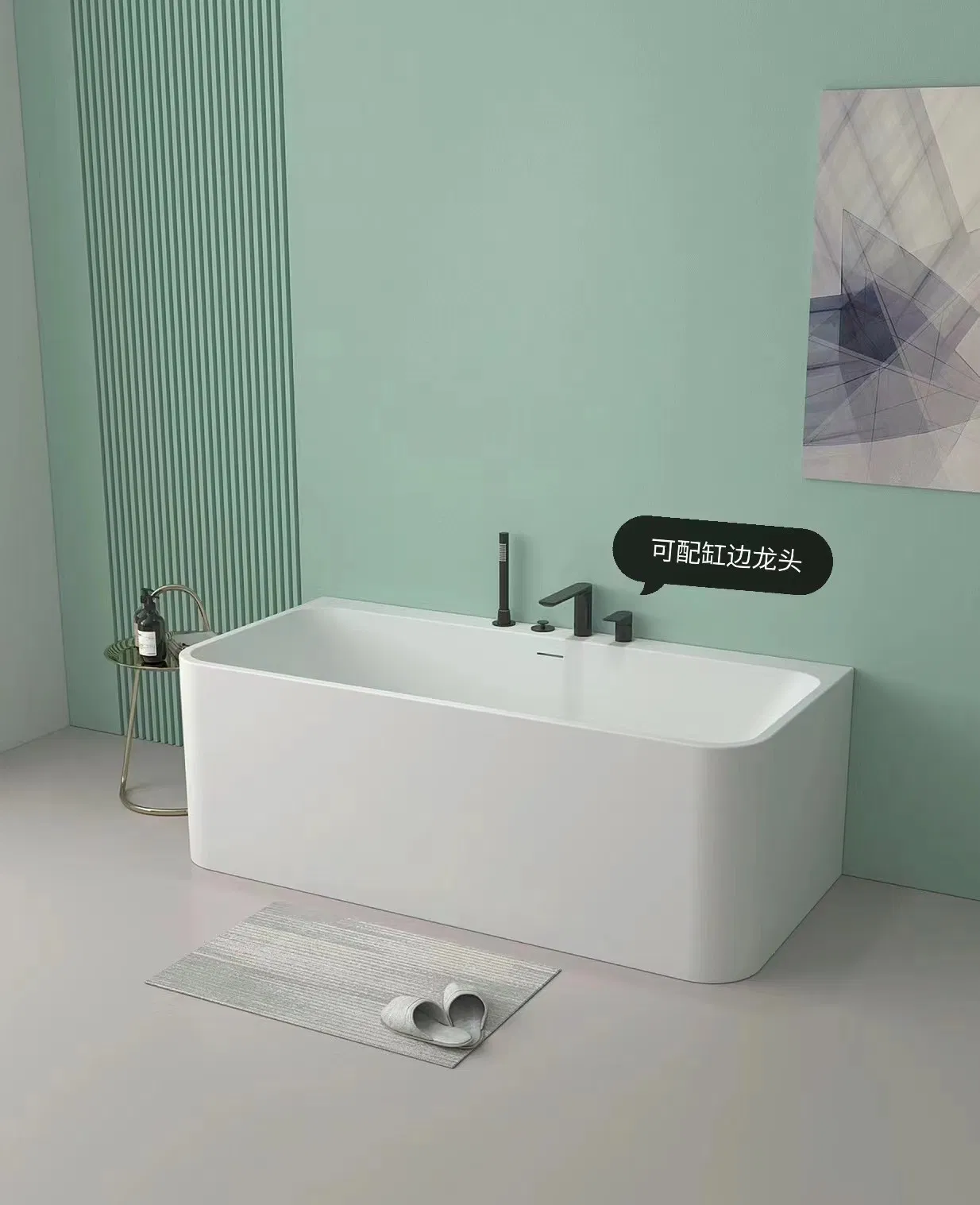 Акриловая ванна для современного интерьера