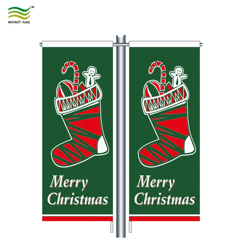 Aluminum Street Lighting Bracket and Pole Street Flag Banner