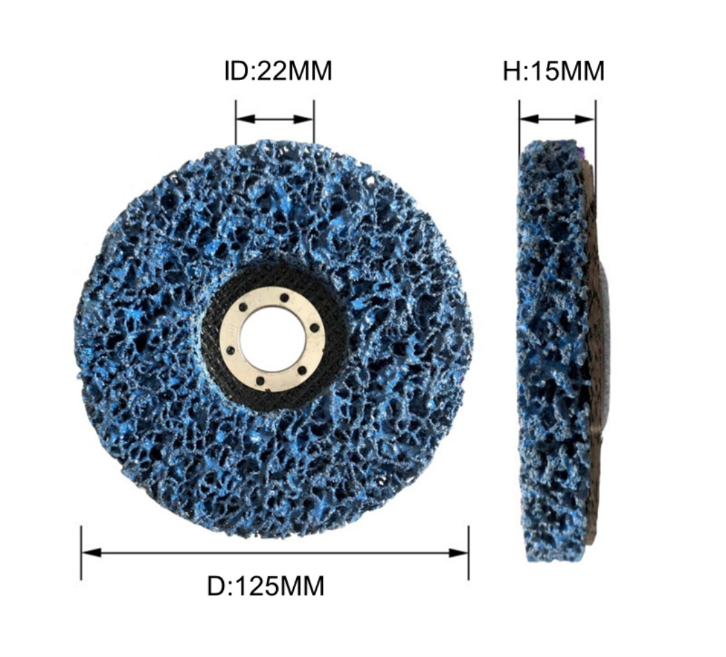 Зачистной диск 125x22 для удаления краски и ржавчины