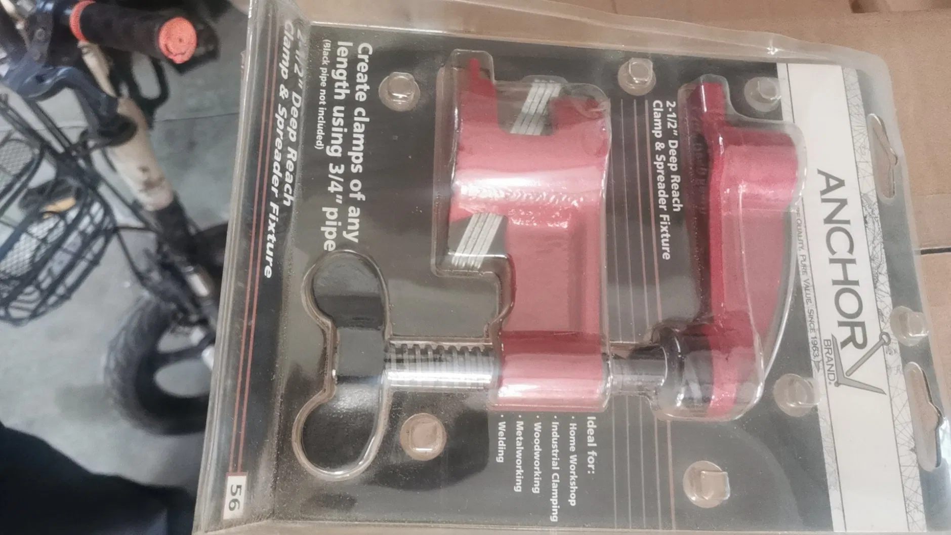 3/4 Inch Wood Pipe Clamp Wood Gluing Pipe Clamp Woodworking Tools