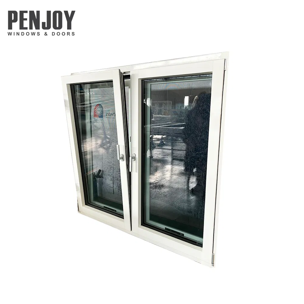Eco-Certified Aluminum-Clad Wood Passive House Window - High Efficiency, Wind-Resistant with Secure Lock for Modern Buildings