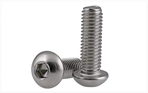 ISO7380 Titanium Ti-Metal M5X8 10 12 15mm Bolt Button Head Allen Key Screws Pack of 10PC Made in China
